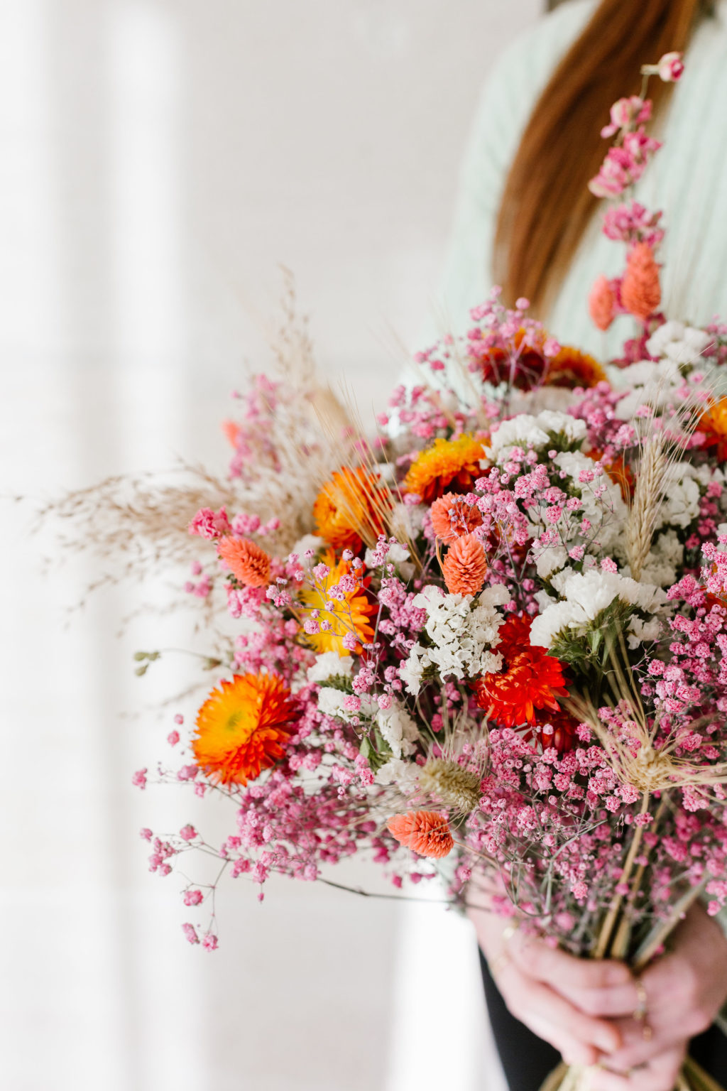 Bouquet de fleurs séchées - fleurs séchées