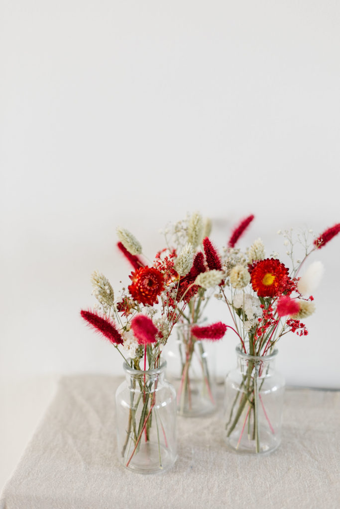 Trio de soliflores rouge – Image 2