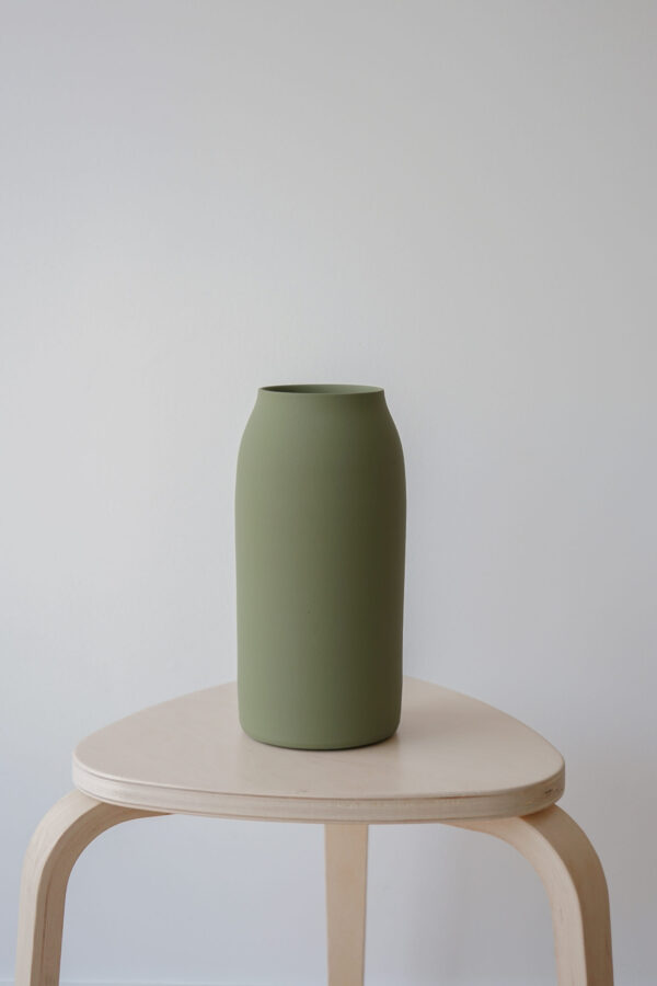 Vase céramique - Vert olive – Image 3