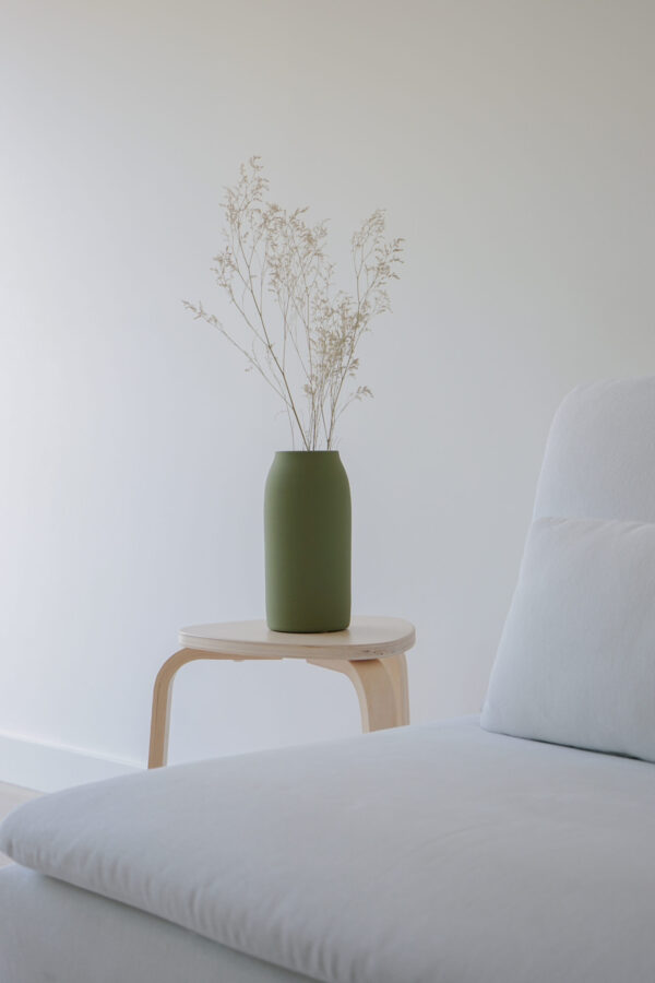 Vase céramique - Vert olive – Image 2