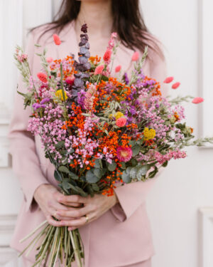 Bouquet fleurs séchées Pollen Atelier