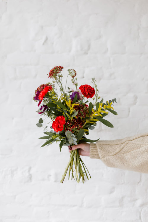 bouquet fleurs fraiches pollen atelier