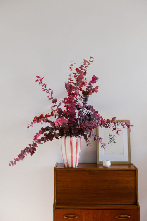 bouquet eucalyptus stabilisé automne pollen atelier