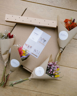 coffret 4 saisons fleurs séchées
