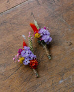 Boutonnière fleurie "Malibran"