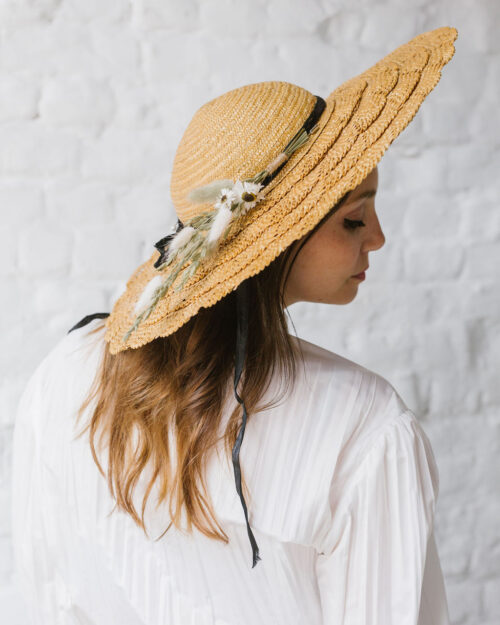 Epingle à chapeau fleurie