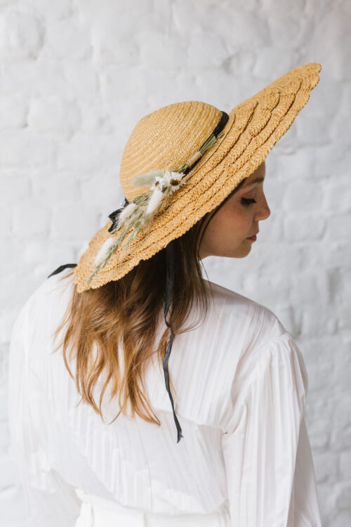 Epingle à chapeau fleurie