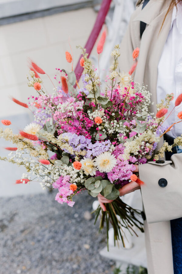 Bouquet fleurs séchées Pollen Atelier