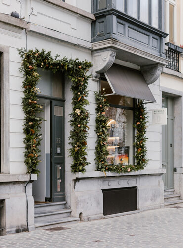 vitrine de noel pollen atelier