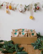 Calendrier de l’Avent – Guirlande de Noël Florale